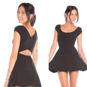 Brandy Melville Criss Cross Back Mini Dress